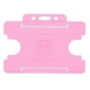 Bilde av Bio badge Cardholder/carrying face open plastic pink (horizontal/landscape). 60270459 (DE,SE,NO,FI,RO,PL)