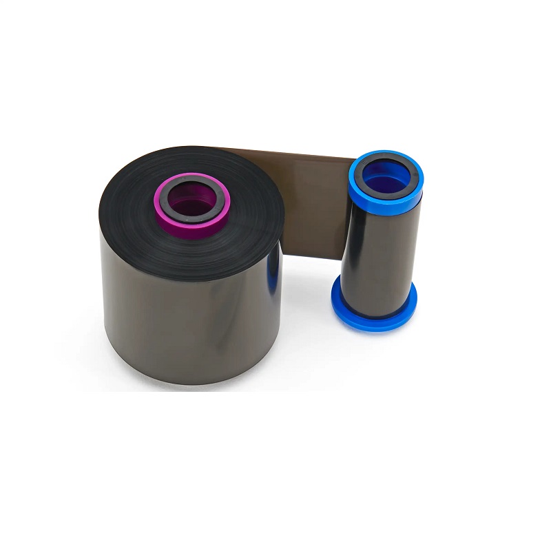 Picture of Zebra series 7 ZXP7 black ribbon/dye film 5000 print. Zebra 800077-711. ZEB-800077-711