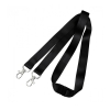 Bilde av Black Event Double Clip lanyard / keyhanger 15 mm with metal trigger clips. 60270761 (DE,SE,NO,FI,RO,PL)